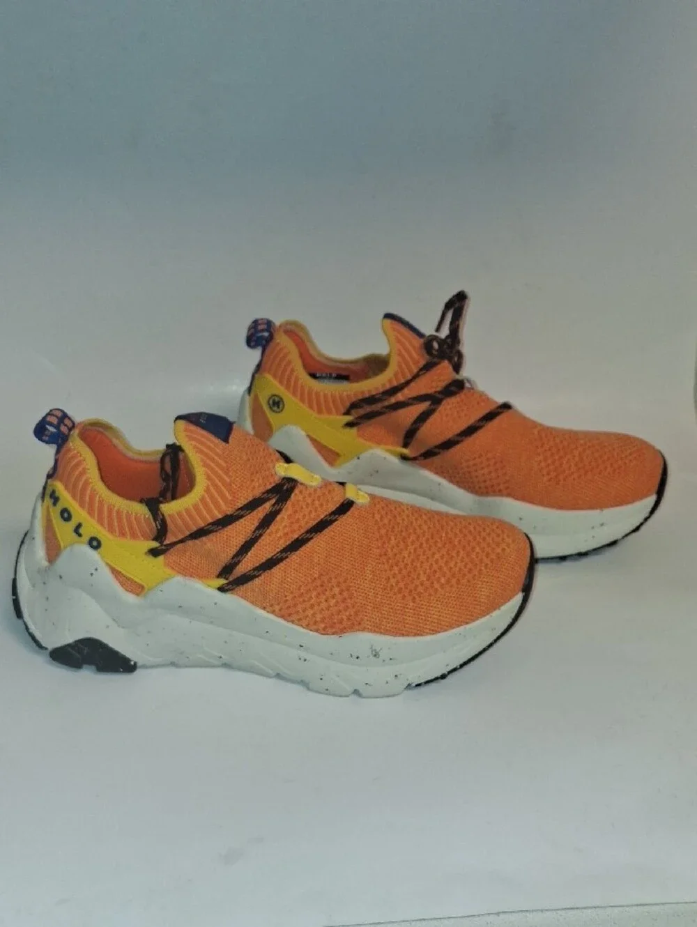 HOLO Women's Marverick 2.0 Slip-On Athletic Shoe in Orange and Yellow